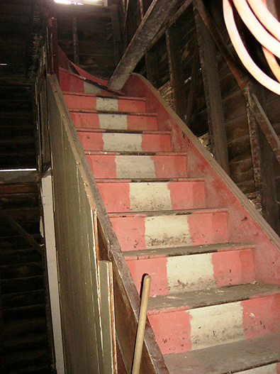 Balmain stairs before